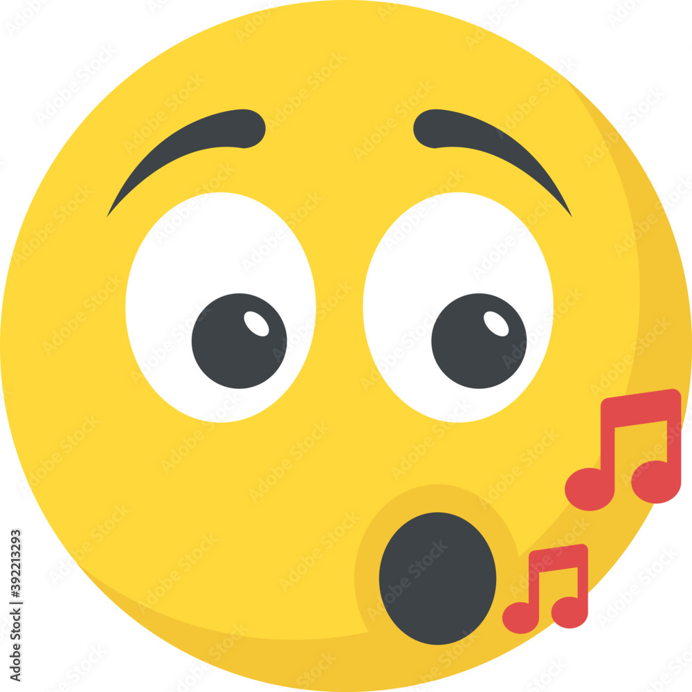 Smiley with music note emoticon
Smiley with music note emoticon