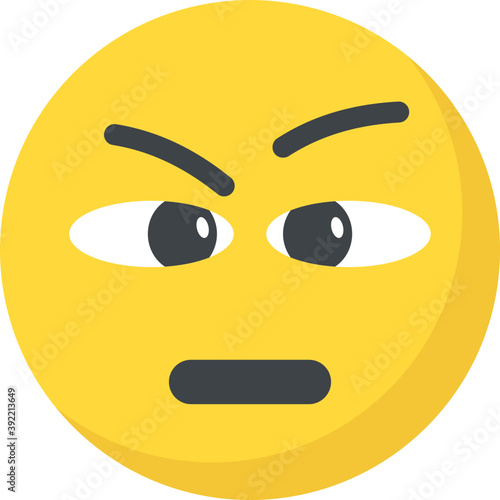 
Sad smiley face, depressed concept
