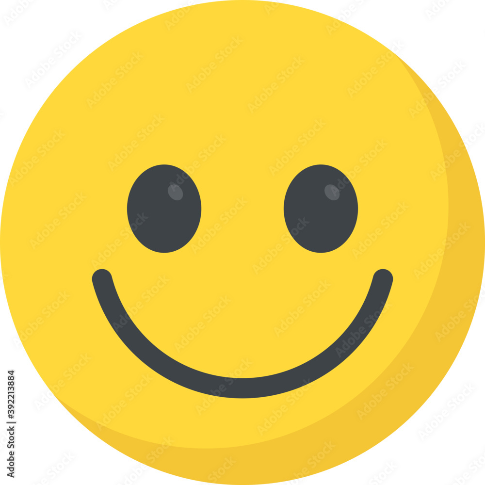 Fototapeta premium A social communication platforms’ emoji happy expression 