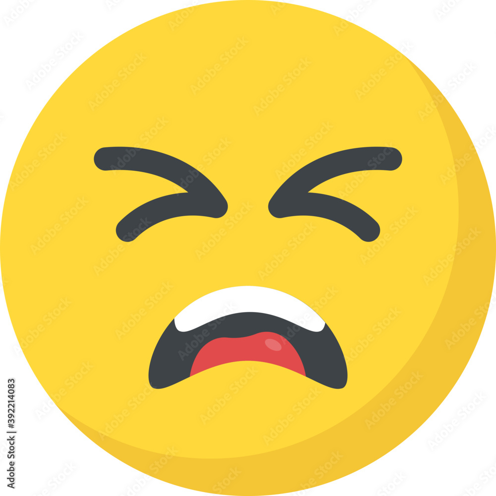 Obraz premium An emoji crying with tears 
