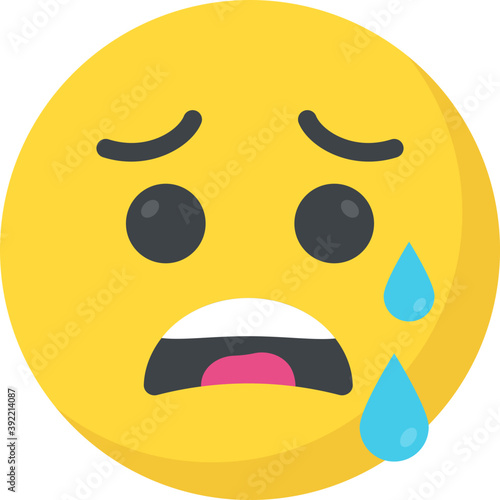 
Emoji representing tiredness concept
