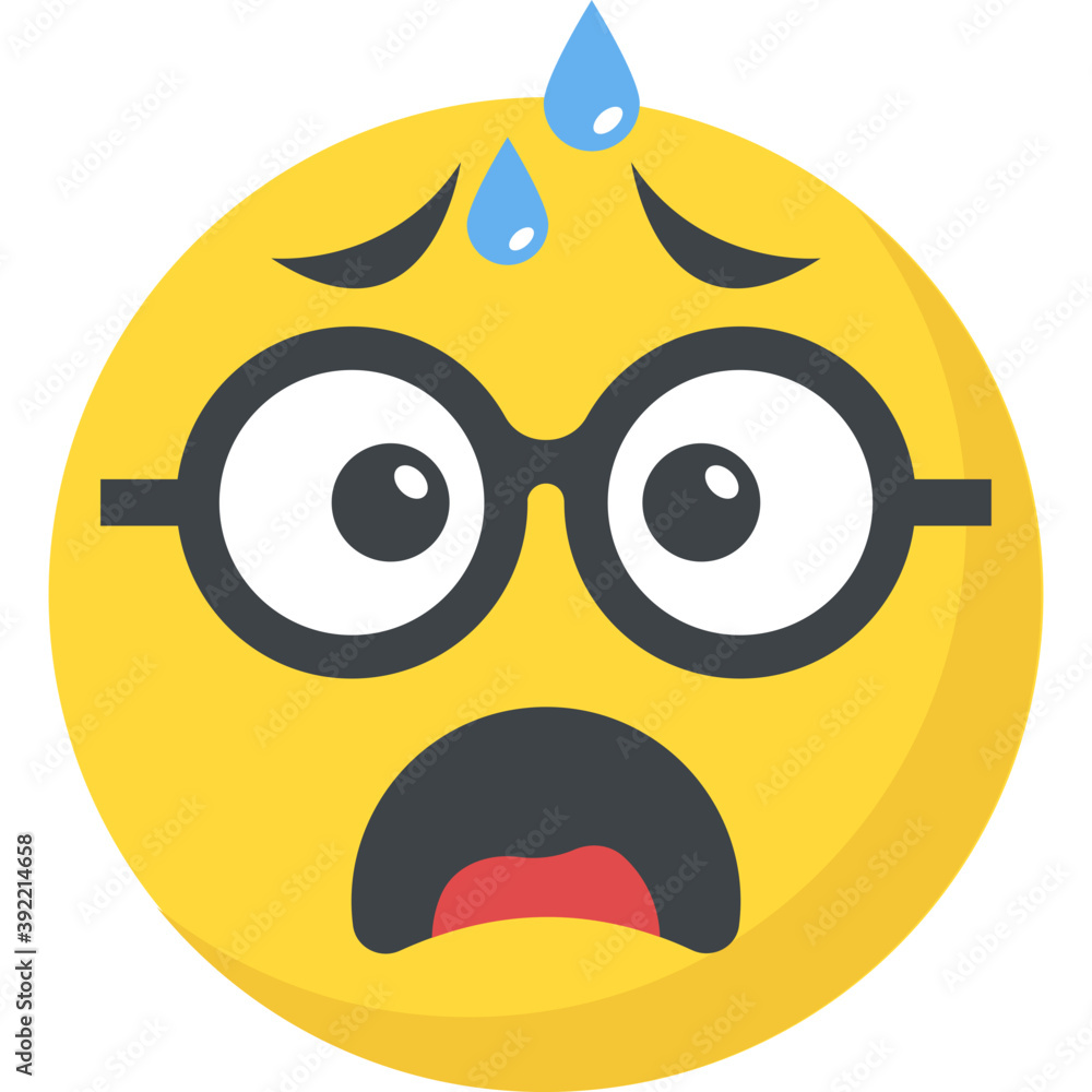 Naughty expression through emoticon icon
Naughty expression through emoticon icon