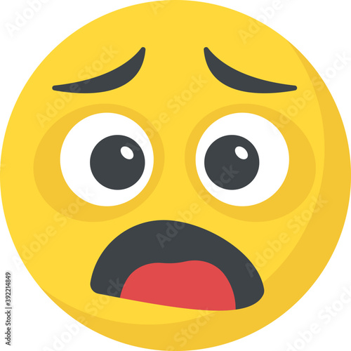 
Surprised smirking emoticon face
