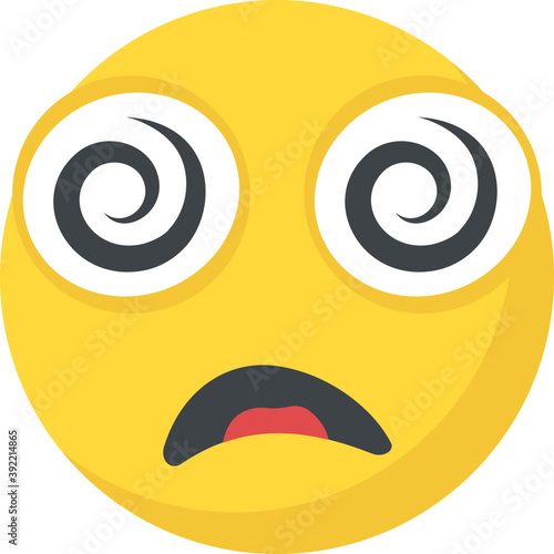 
A smiley expressing being surprised
