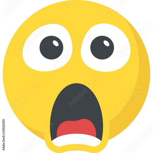 
Naughty expression through emoticon icon
