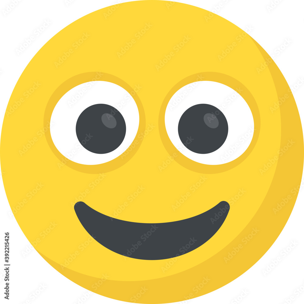 A social communication platforms’ emoji happy expression
A social communication platforms’ emoji happy expression