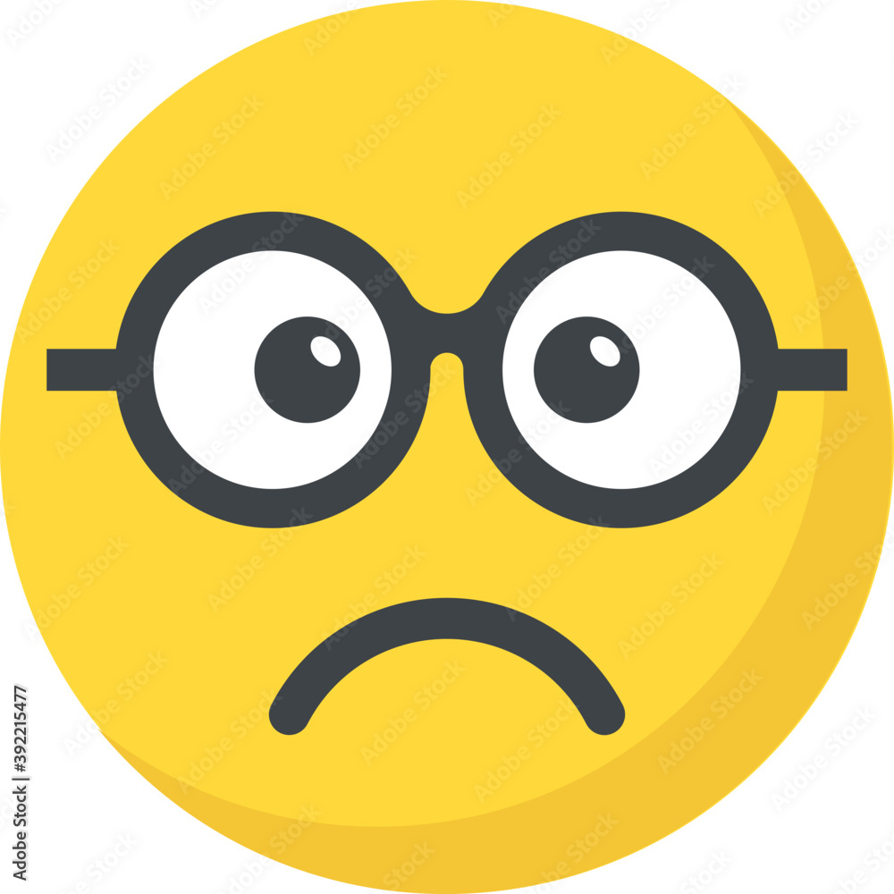 Sad smiley face, depressed concept
Sad smiley face, depressed concept