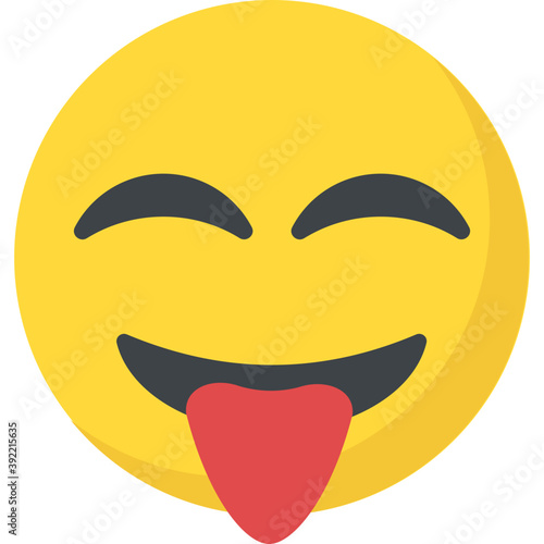  A social communication platforms’ emoji laughing expression 