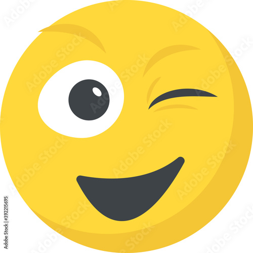 
A smiley expressing being surprised
