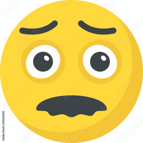
Surprised smirking emoticon face

