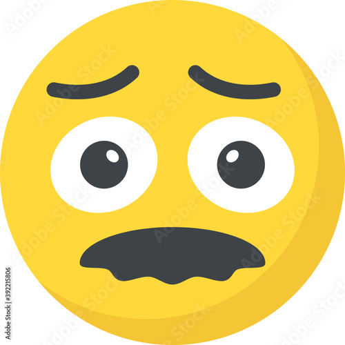 
Surprised smirking emoticon face
