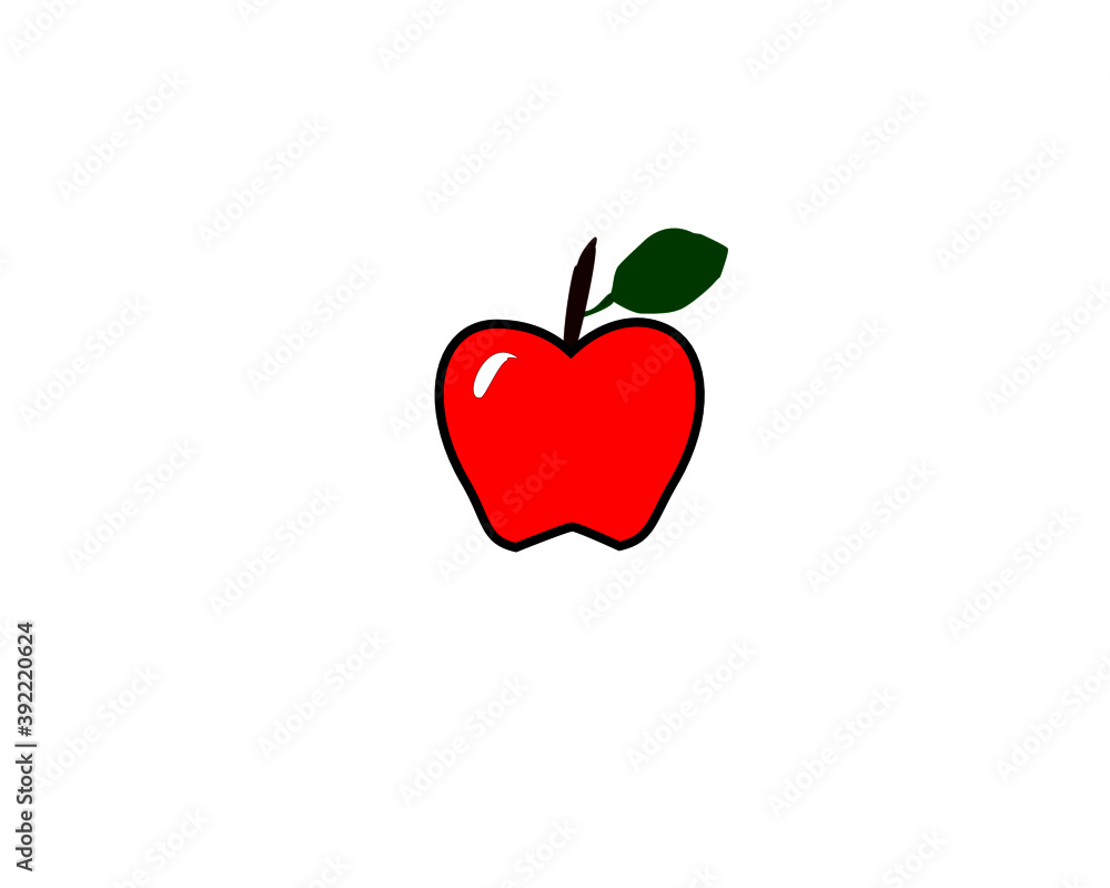 red apple on isolated white red apple on isolated white