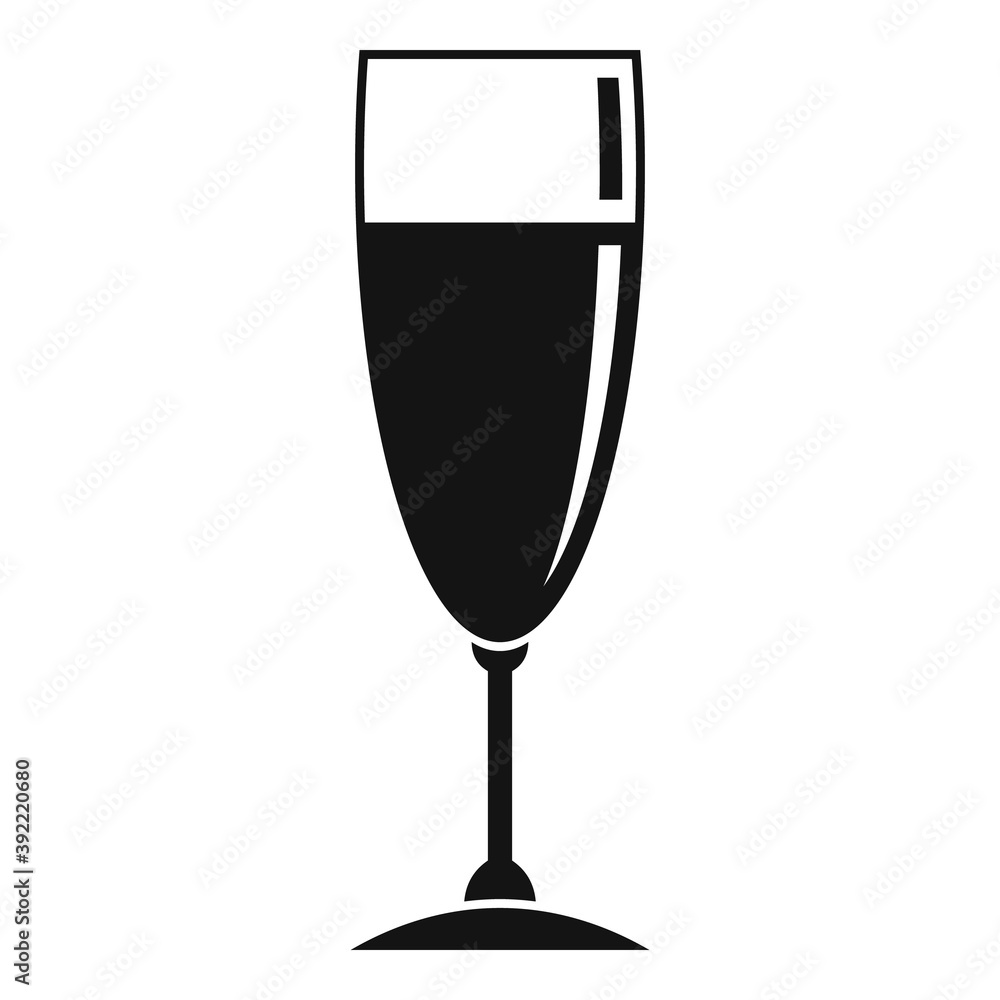 Beverage wineglass icon. Simple illustration of beverage wineglass vector icon for web design isolated on white background Beverage wineglass icon. Simple illustration of beverage wineglass vector icon for web design isolated on white background