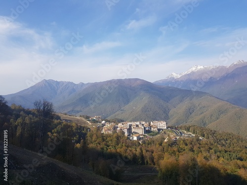 mountains in Krasnaya Polyana