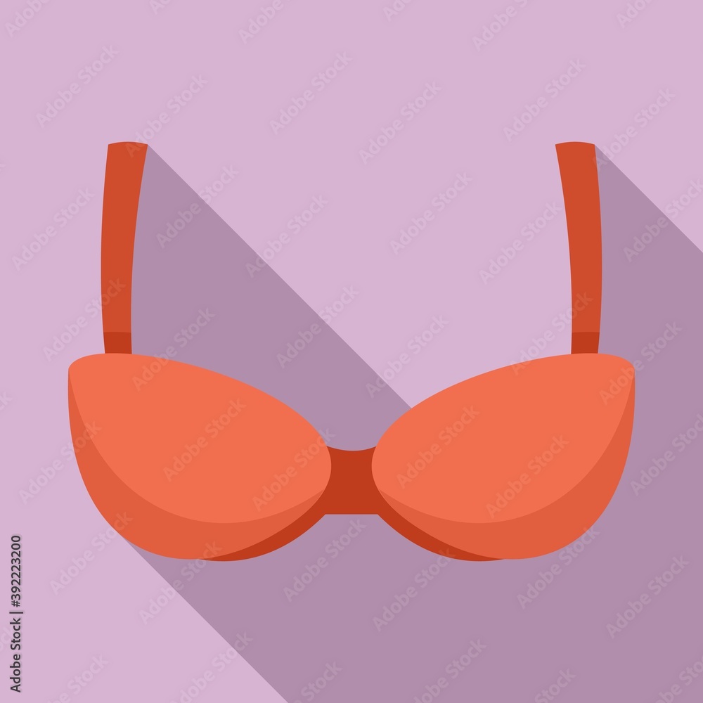 Uplift bra icon. Flat illustration of uplift bra vector icon for web design Uplift bra icon. Flat illustration of uplift bra vector icon for web design