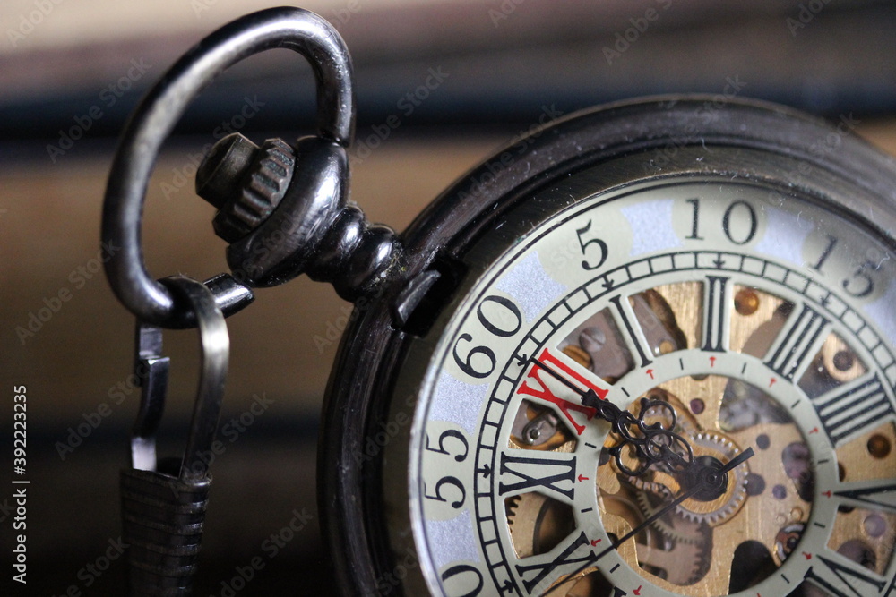 Fototapeta premium old clock on the wall