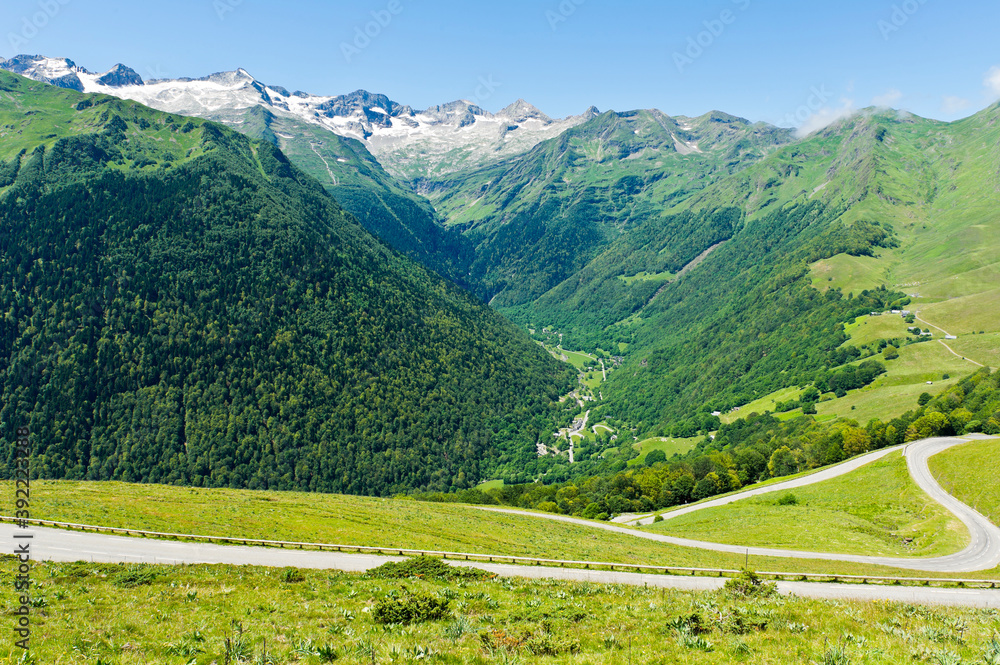 The mountains of the High Pyrenees, Hautes-Pyrenees, Occitanie, France
