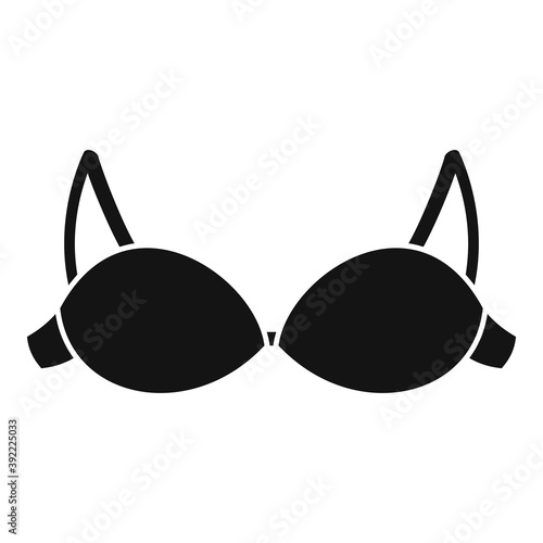 Modern bra icon. Simple illustration of modern bra vector icon for web design isolated on white background