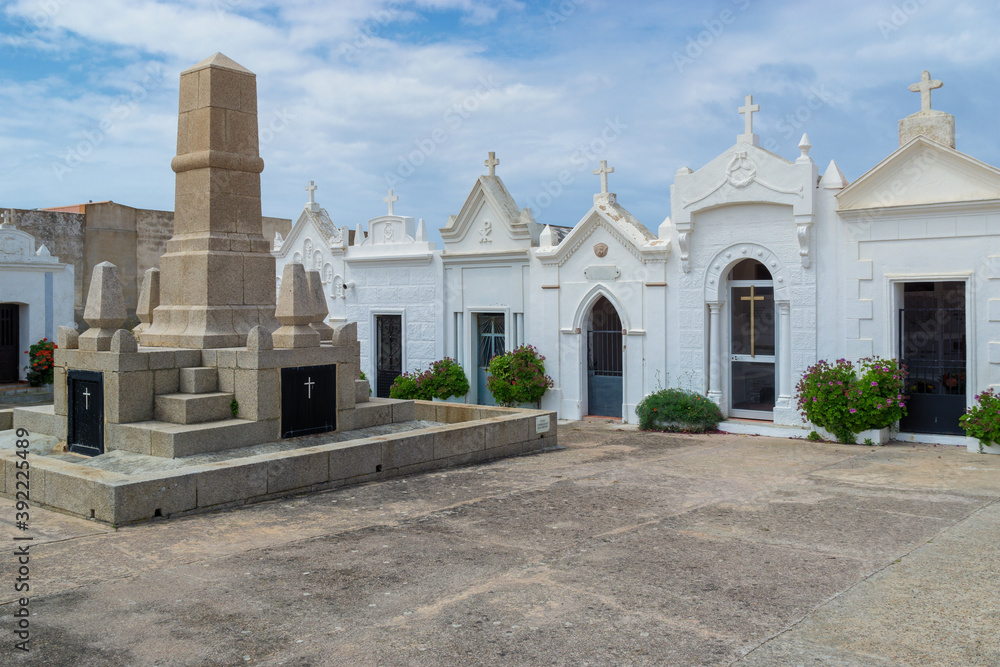 Seemannsfriedhof in Bonifacio auf der Insel Korsika
