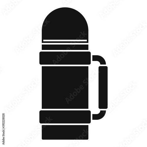 Safari hunting thermos bottle icon. Simple illustration of safari hunting thermos bottle vector icon for web design isolated on white background