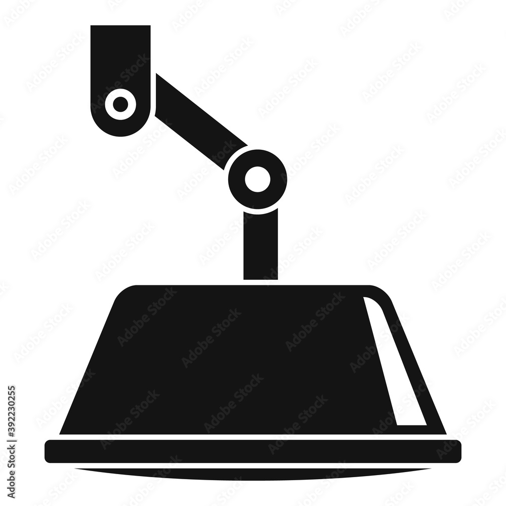 Room surgical light icon. Simple illustration of room surgical light vector icon for web design isolated on white background Room surgical light icon. Simple illustration of room surgical light vector icon for web design isolated on white background