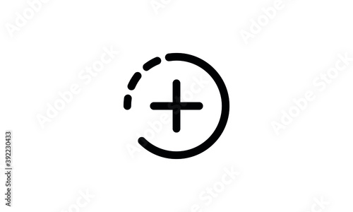 Add Story social media icon vector