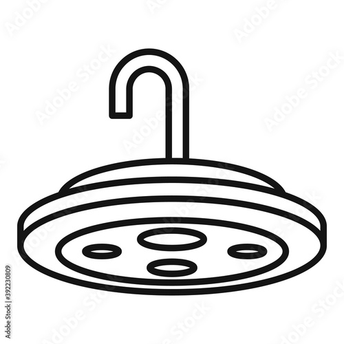 Doctor surgical light icon. Outline doctor surgical light vector icon for web design isolated on white background