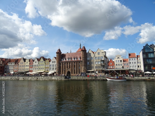 panorama of the old town gdansk