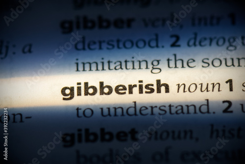 gibberish