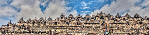 Borobudur temple detail, HDR Image