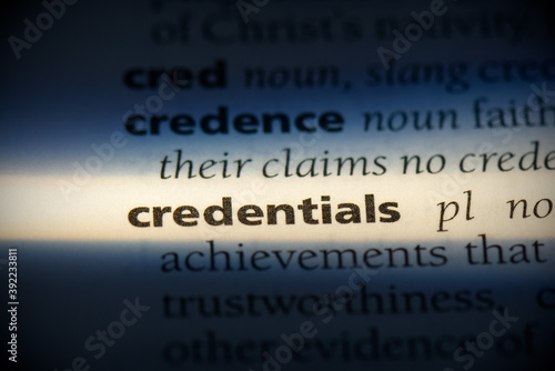 credentials