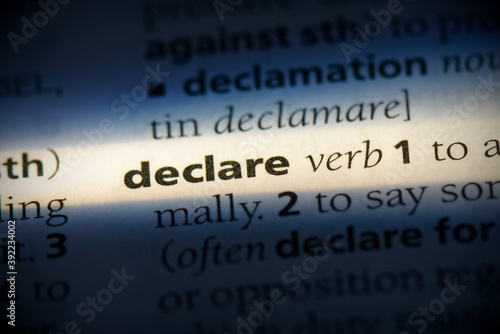 declare