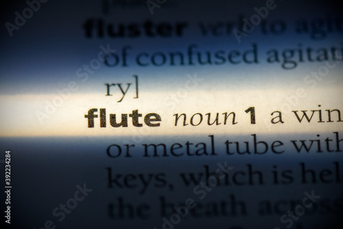 Obraz na płótnie flute