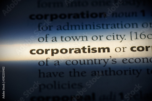Obraz na płótnie corporatism