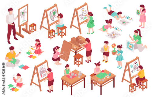 Children Art School Set