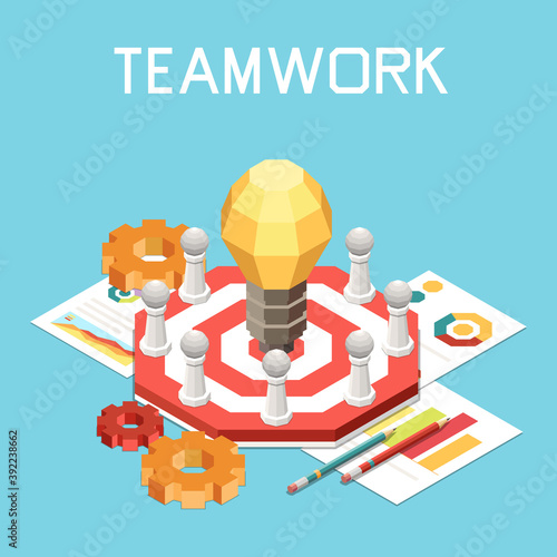 Teamwork Project Management Composition