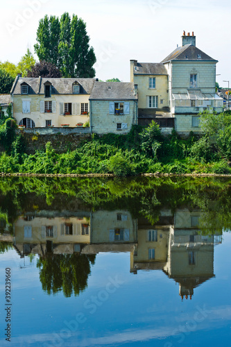 River Vienne, Chinon, Centre Val de Loire, Indre-et-Loire, France