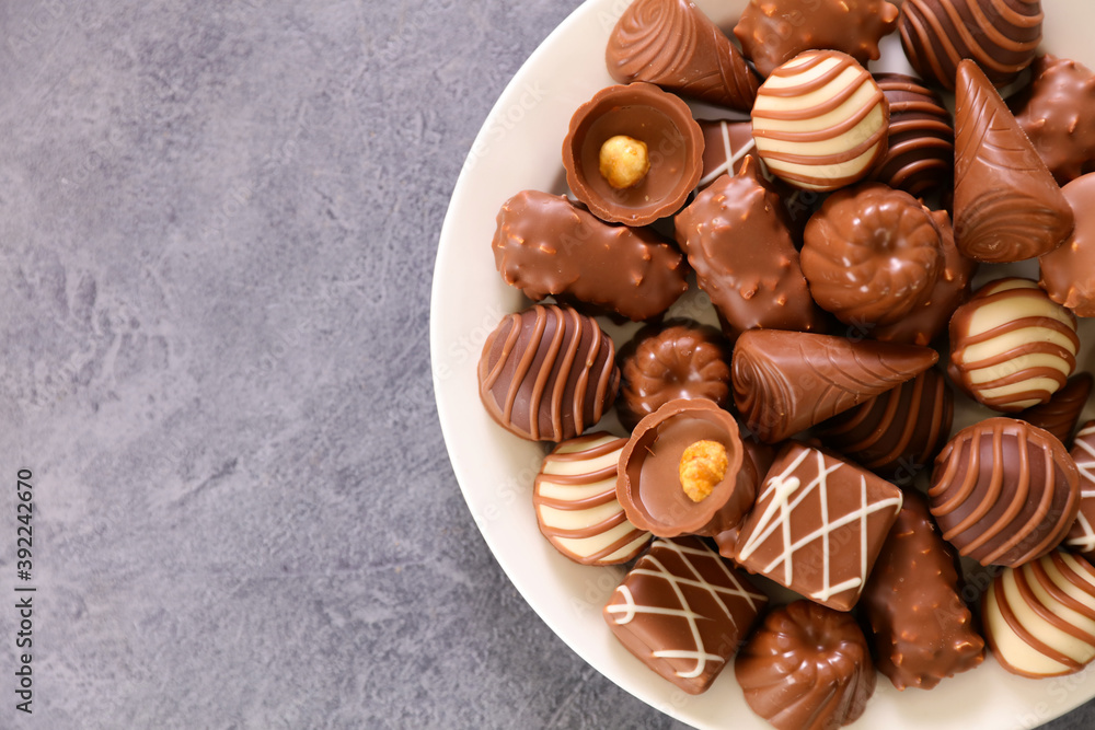 mix of chocolate candies mix of chocolate candies
