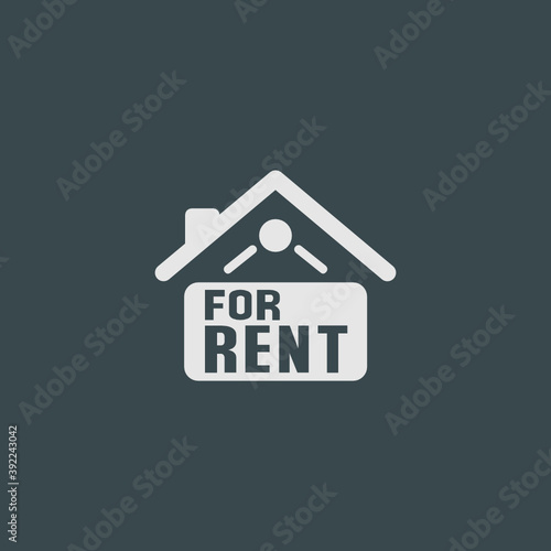 Home for Rent Sign - Tile Icon