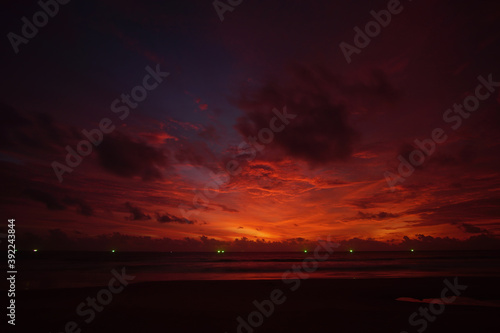Billede på lærred Nature background sunset sky background