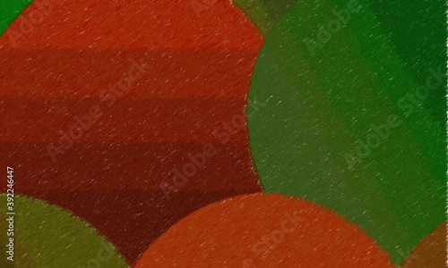 Red, green, blue and brown ...