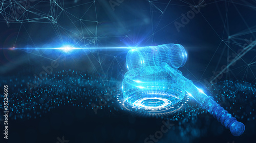 Принти на полотні Business, Technology, Internet and network concept
