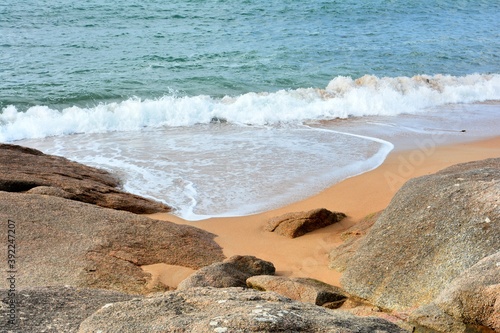 Wallpaper Mural Beautiful seascape on the coast at Landrellec in Brittany. France Torontodigital.ca