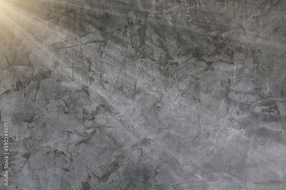 Naklejka premium Black Cement concrete wall texture abstract. Interior material construction blank for old backdrop building. Retro wallpaper grunge background.