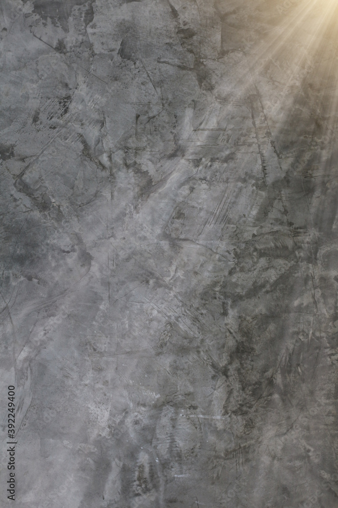 Naklejka premium Black Cement concrete wall texture abstract. Interior material construction blank for old backdrop building. Retro wallpaper grunge background.