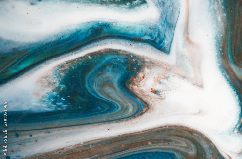 Fototapeta premium Abstract paint texture art. Natural luxury. Marbleized effect. Ancient oriental drawing technique. Marble texture. Acrylic painting- can be used as a trendy background for posters, cards, invitations.