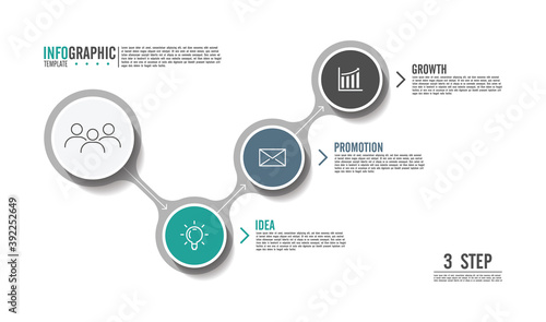 Presentation business abstract background infographic template