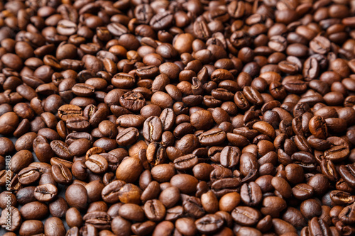 Fototapeta Naklejka Na Ścianę i Meble -  Background of coffee beans