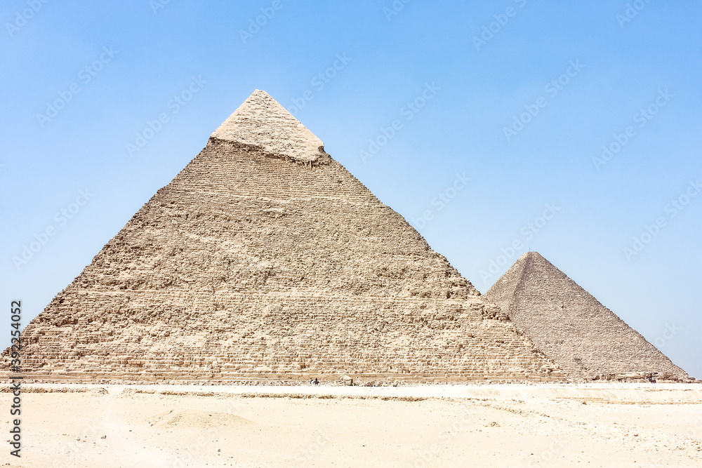 Egypt, Giza. Desert of ancient Cairo. Excursion. Egypt, Giza. Desert of ancient Cairo. Excursion.