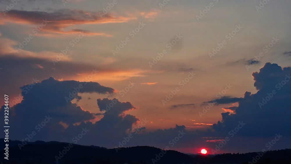 Fototapeta premium colorful sky